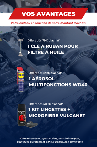 3GP Europe vous offre des produits en fonction de votre montant d'achat